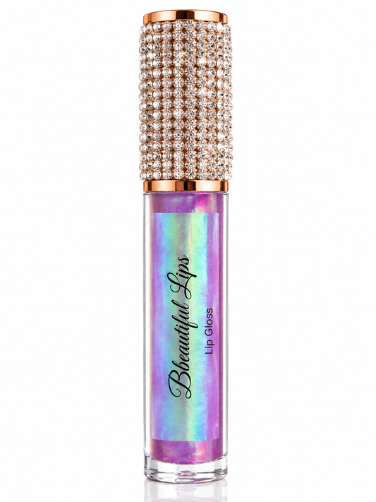 Purple Gold Lip Gloss