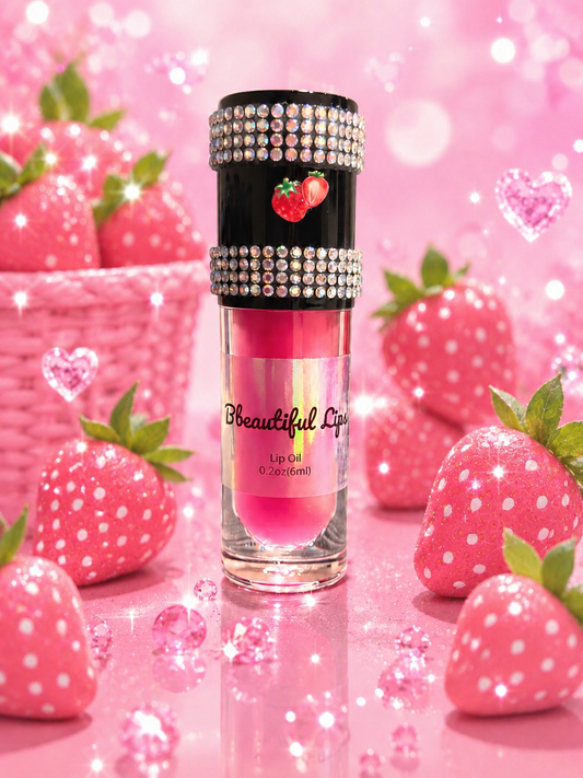 Pink Strawberry Lip Oil
