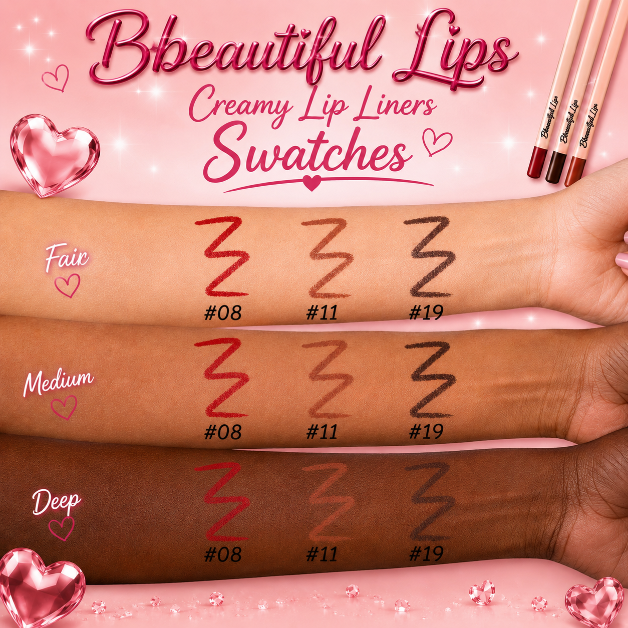 New Creamy Lip Liners